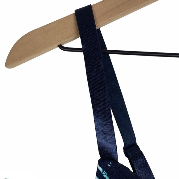 DREAMWEAR Bra Padded Underwire Animal Print Zebra Tiger Blue Size 40C - Picture 6 of 11